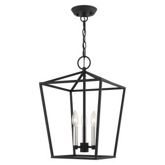 3 Lt Black Convertible Lantern (108|49433-04)