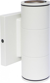 2 Light - LED Small Up and Down Sconce -10W - 3000K - White Finish 120-277V (81|62/1141R1)