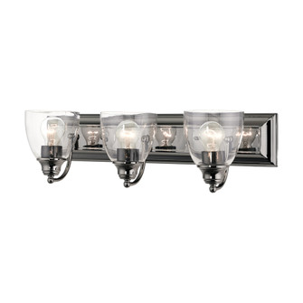 3 Lt Black Chrome Vanity Sconce (108|17073-46)