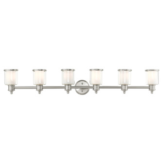 6 Lt Brushed Nickel Vanity Sconce (108|40216-91)