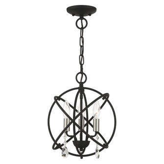 3 Lt Black Convertible Chandelier / Semi Flush (108|40903-04)