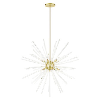 12 Lt Satin Brass Foyer Pendant Chandelier (108|41259-12)