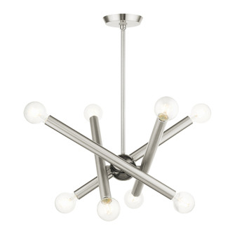 8 Lt Brushed Nickel Chandelier (108|45584-91)