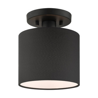 1 Lt Black Semi Flush (108|45661-04)