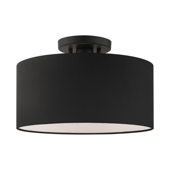 1 Lt Black Semi Flush (108|45663-04)