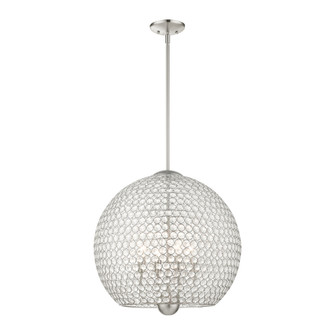 4 Lt Brushed Nickel Pendant (108|45724-91)