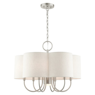 7 Lt Brushed Nickel Chandelier (108|45807-91)
