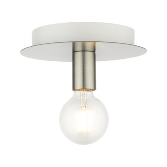 1 Lt Brushed Nickel Flush Mount (108|45871-91)