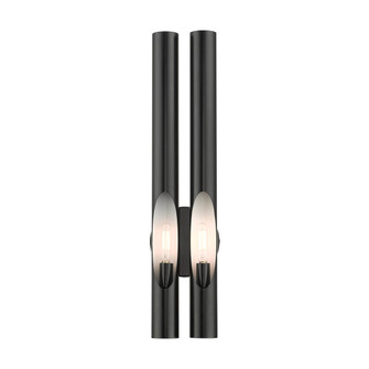 2 Lt Shiny Black ADA Double Sconce (108|45912-68)