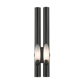 2 Lt Shiny Black ADA Double Sconce (108|45912-68)