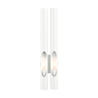 2 Lt Shiny White ADA Double Sconce (108|45912-69)