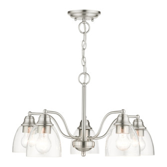 5 Lt Brushed Nickel Chandelier (108|46335-91)