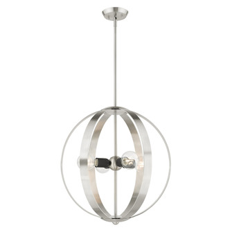 4 Lt Brushed Nickel Chandelier (108|46415-91)