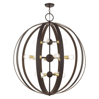 16 Lt Bronze Foyer Chandelier (108|46418-07)