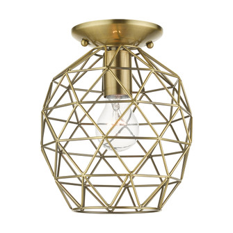 1 Lt Antique Brass Flush Mount (108|46598-01)