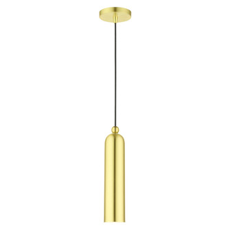 1 Lt Satin Brass Pendant (108|46751-12)