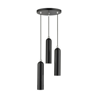 3 Lt Shiny Black Pendant (108|46753-68)