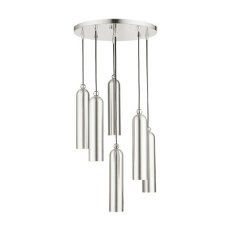 6 Lt Brushed Nickel Pendant (108|46756-91)