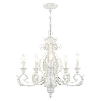 5 Lt Shiny White Chandelier (108|49065-69)