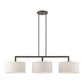 3 Lt English Bronze Linear Chandelier (108|49293-92)