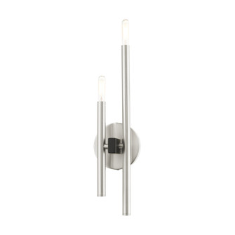 2 Lt Brushed Nickel ADA Double Sconce (108|49342-91)