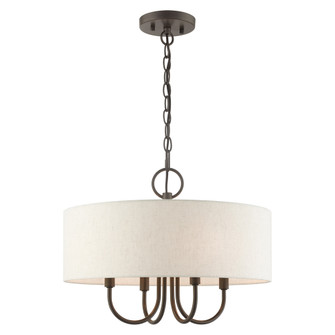 4 Lt English Bronze Pendant Chandelier (108|49804-92)