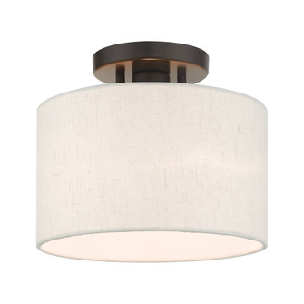 1 Lt English Bronze  Semi Flush (108|49808-92)