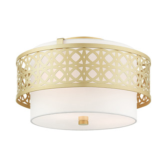 3 Lt Soft Gold Semi Flush (108|49863-33)