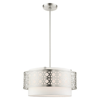 4 Lt Brushed Nickel Pendant Chandelier (108|49865-91)