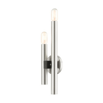 2 Lt Brushed Nickel ADA Double Sconce (108|49992-91)