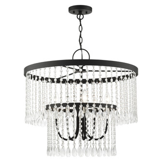 5 Lt Black Pendant Chandelier (108|51065-04)