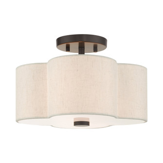 2 Lt English Bronze Semi Flush (108|58062-92)