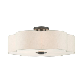 5 Lt English Bronze Semi Flush (108|58068-92)