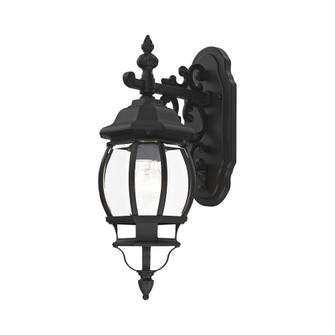 1 Lt Textured Black Outdoor Wall Lantern (108|7706-14)