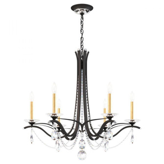 Vesca 6 Light 120V Chandelier in Black with Clear Heritage Handcut Crystal (168|VA8336N-51H)