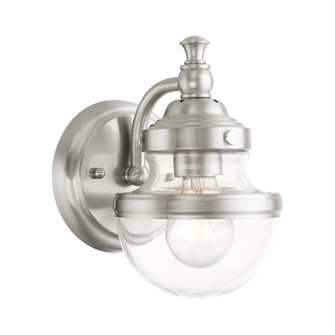 1 Lt Brushed Nickel Wall Sconce (108|17411-91)