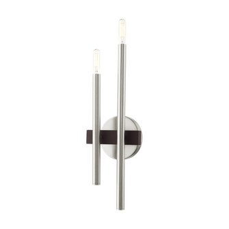 2 Lt Brushed Nickel Wall Sconce (108|15582-91)