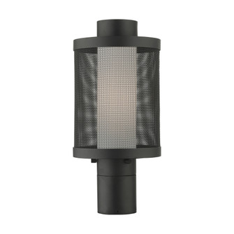 1 Lt Textured Black Post Light (108|20684-14)