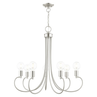 7 Lt Brushed Nickel Chandelier (108|42927-91)