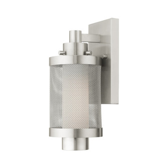 1 Lt Brushed Nickel Wall Lantern (108|20681-91)