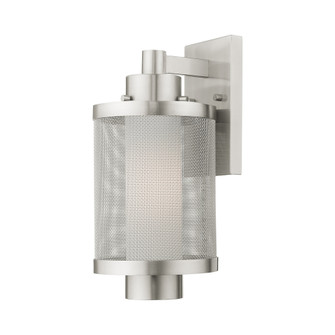 1 Lt Brushed Nickel Wall Lantern (108|20682-91)