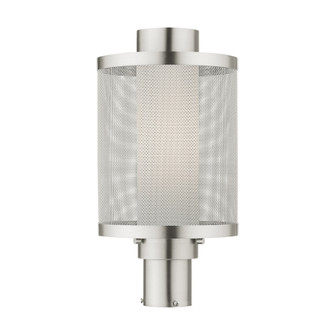 1 Lt Brushed Nickel Post Light (108|20686-91)