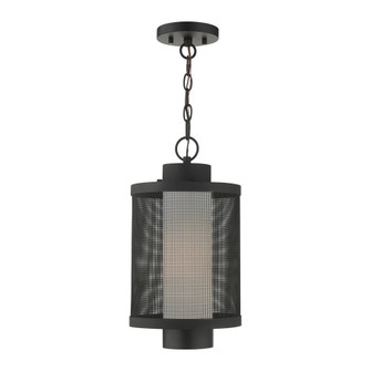 1 Lt Textured Black Pendant (108|20687-14)