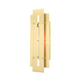 1 Lt Satin Brass Outdoor Wall Lantern (108|21773-12)