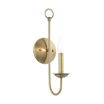 1 Lt Antique Brass Wall Sconce (108|42681-01)