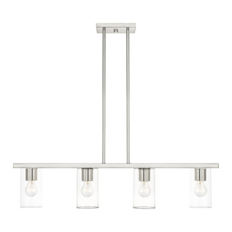 4 Lt Brushed Nickel Chandelier (108|45474-91)