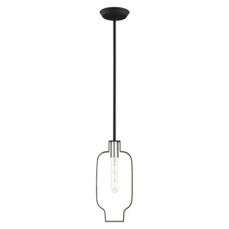 1 Lt Black & Winter Gold Mini Pendant (108|45512-04)