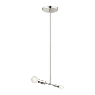 2 Lt Brushed Nickel Pendant (108|46432-91)