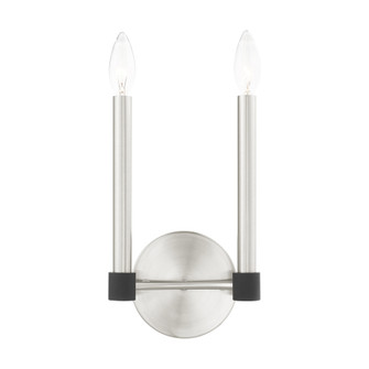 2 Lt Brushed Nickel Wall Sconce (108|46882-91)