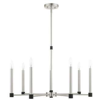 7 Lt Brushed Nickel Chandelier (108|46887-91)